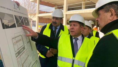 García-Page visita las obras del Hospital de Albacete