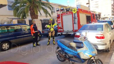 Los bomberos rescataron a un anciano en Albacete