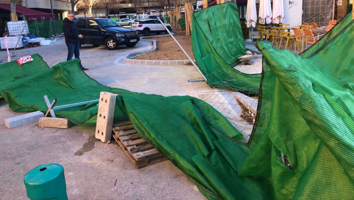 Plaza de los Titis, en Albacete