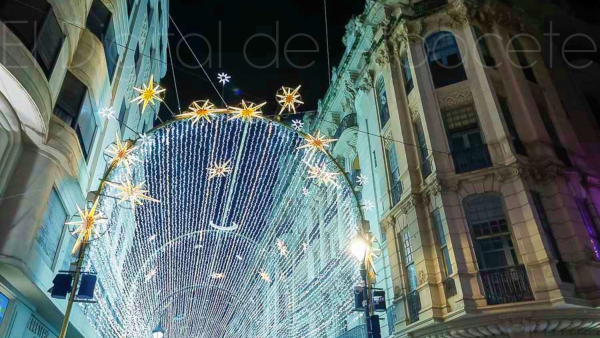 Luces calle Ancha de Albacete