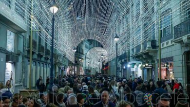 Iluminación navideña de la calle Ancha de Albacete