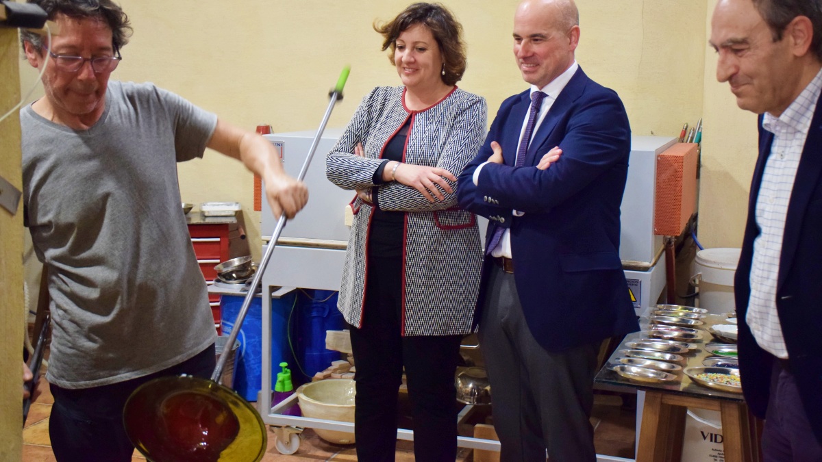 Visita de Patricia Frano a Luis Machi en Albacete