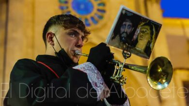 Miembro de una banda de cornetas y tambores de Albacete