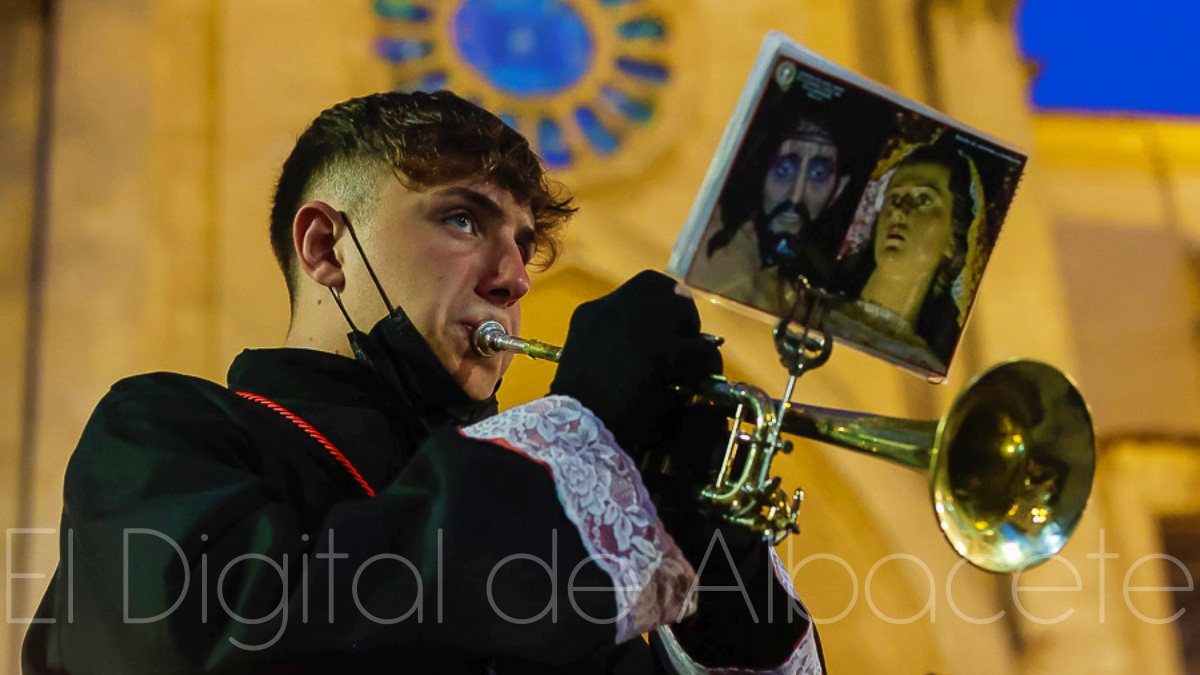 Miembro de una banda de cornetas y tambores de Albacete