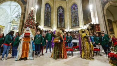 Visita de los Reyes Magos a la Catedral de Albacete