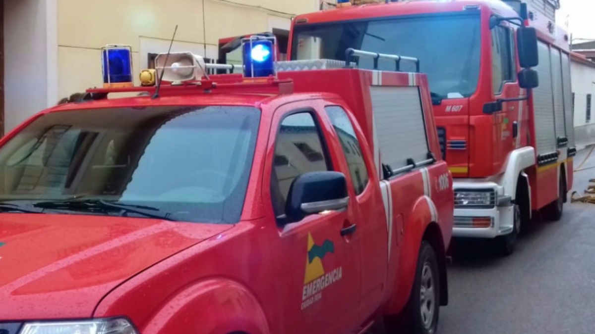 Bomberos de Ciudad Real - Foto de archivo