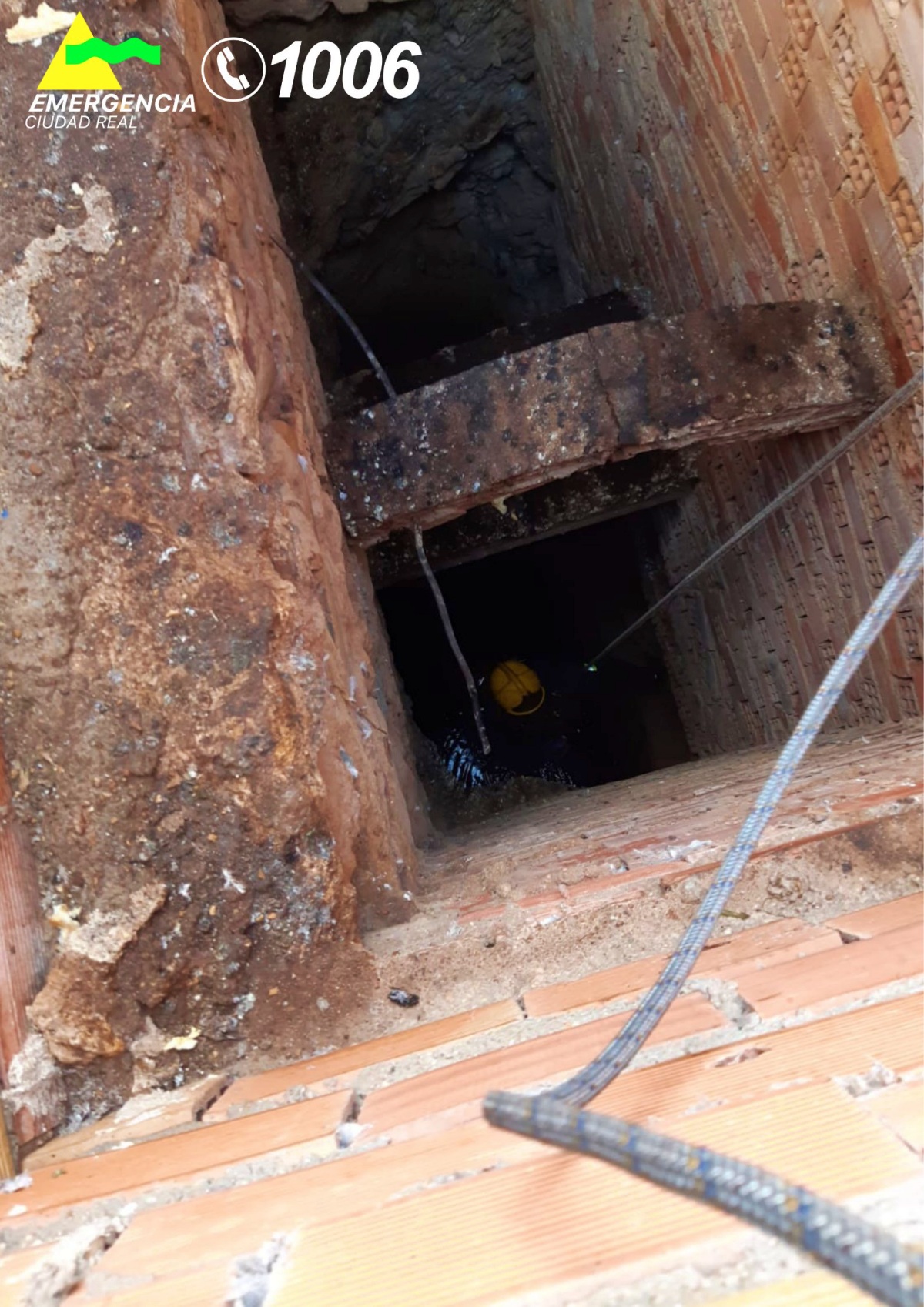 Final feliz en Valdepeñas (Castilla-La Mancha) // Foto: @Emergencia1006