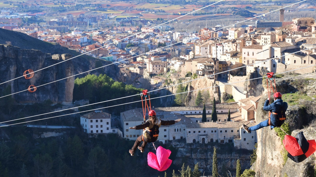 Tirolina en Cuenca