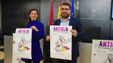 Raquel Ruiz y Modesto Belinchón en el Ayuntamiento de Albacete