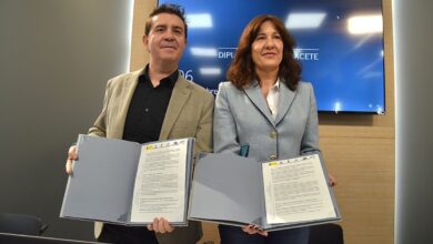 Cabañero y Fernández en la Diputación de Albacete