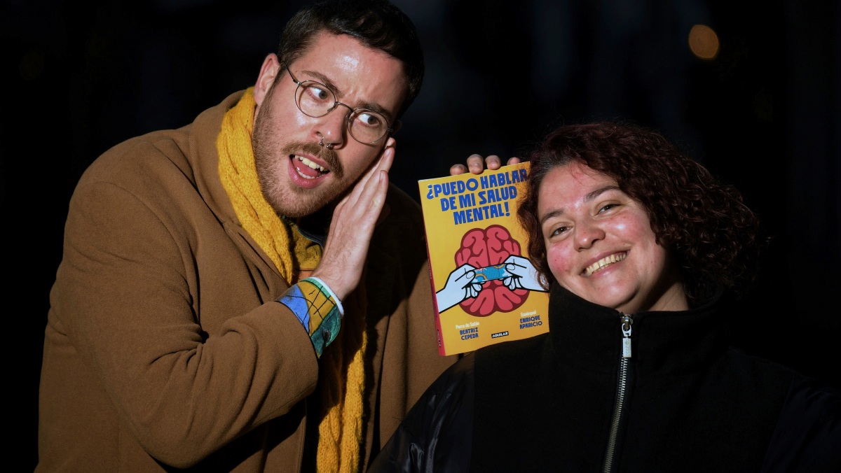 Enrique Aparicio y Beatriz Cepeda llevan al papel el éxito de su podcast '¿Puedo hablar!' sobre salud mental - EUROPA PRESS / FERNANDO SÁNCHEZ