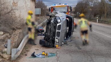 Accidente en Castilla-La Mancha / Foto de archivo / Imagen: Bomberos