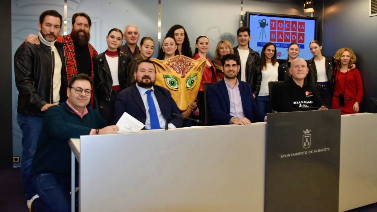 Foto de familia en el Ayuntamiento de Albacete