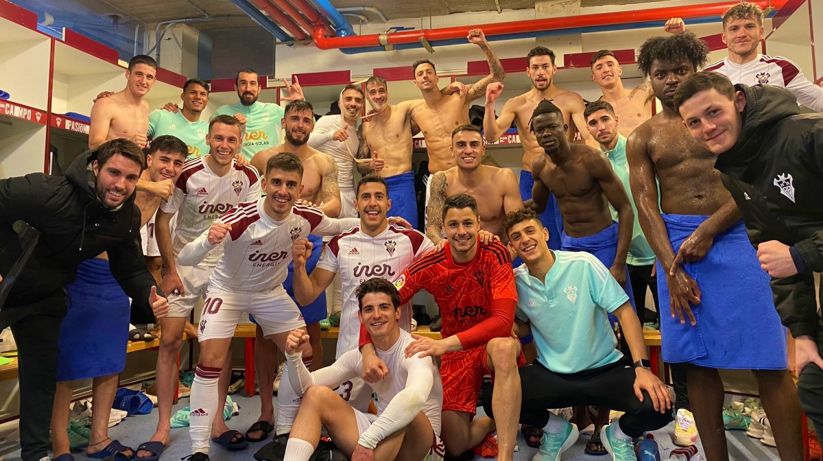 El vestuario del Albacete rebosa de