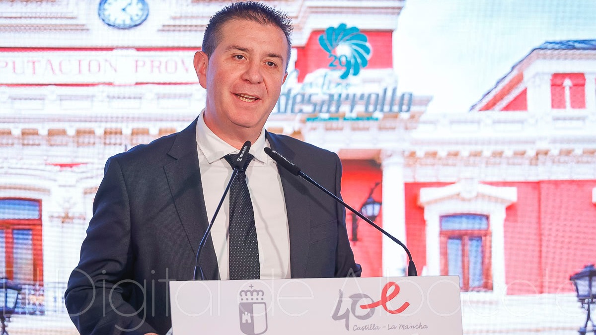 El presidente de la Diputación de Albacete, Santiago Cabañero / Foto: Ángel Chacón