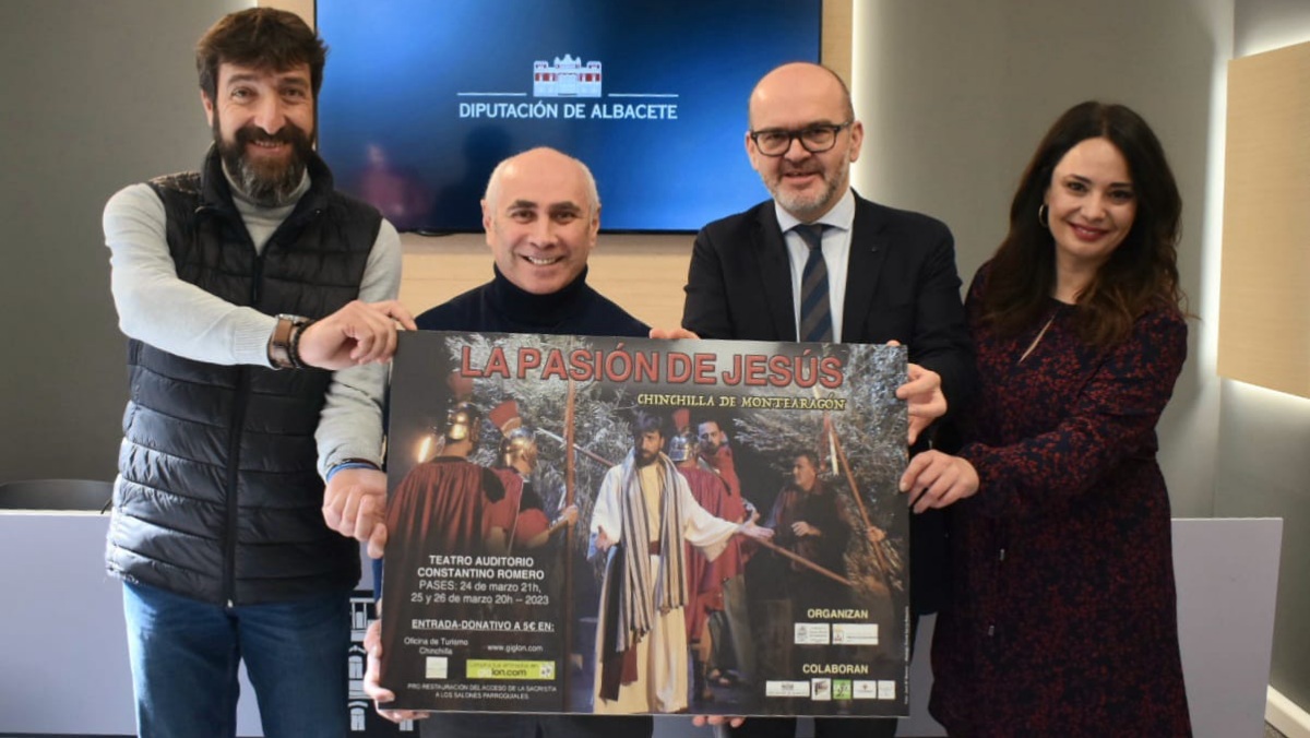 Presentación de la Pasión de Chinchilla en la Diputación de Albacete