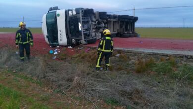 Accidente en Villanueva de la Jara - Fuente: Bomberos