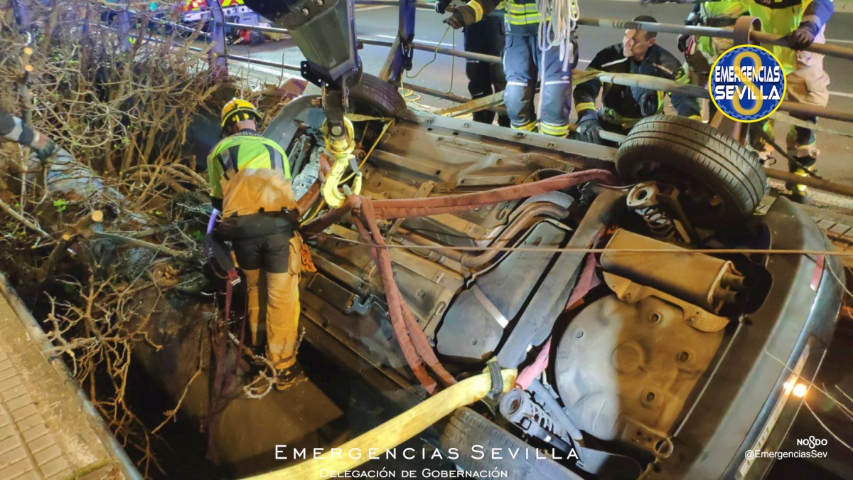 Grave accidente en Sevilla