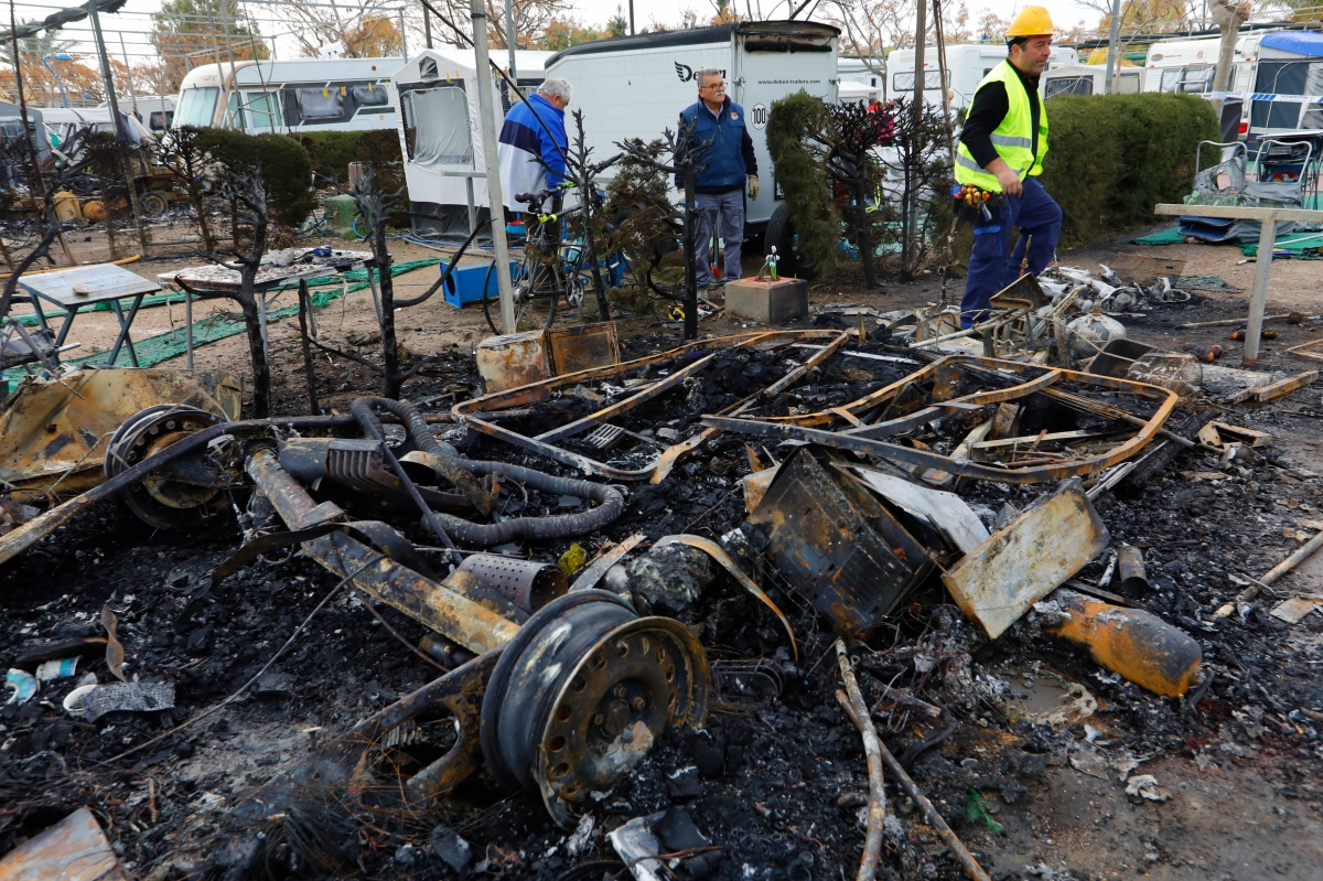 Un matrimonio de Albacete vivió el suceso del camping Bolnuevo en Mazarrón - Foto: Edu Botella / Europa Press
