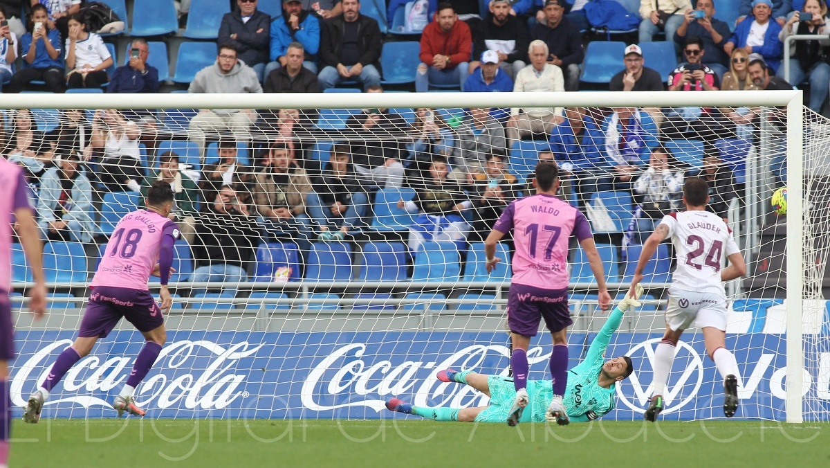 Gol del Tenerife ante el Albacete