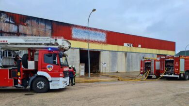 Incendio en La Gineta (Albacete)
