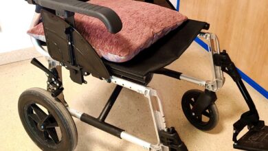 Silla de ruedas perdida en Albacete - Foto: Policía Local