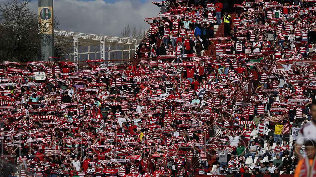 Afición del Granada en Albacete