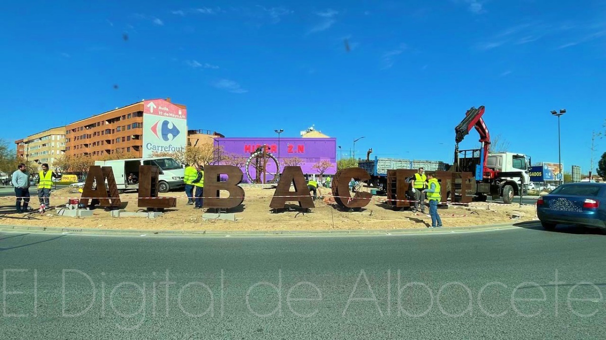 Nueva imagen de esta rotonda en Albacete
