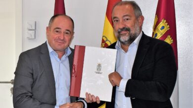 Sáez y Garde, alcalde de Albacete y rector de la UCLM respectivamente