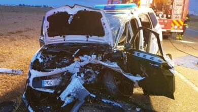 Coche patrulla de la Guardia Civil accidentado - FOTO DE ARCHIVO - Europa Press