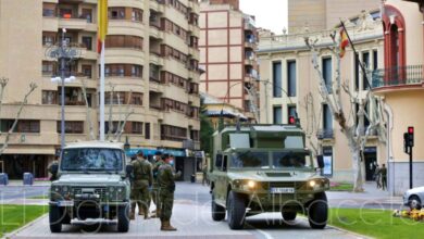 El ejército tomó las calles de Albacete durante la pandemia