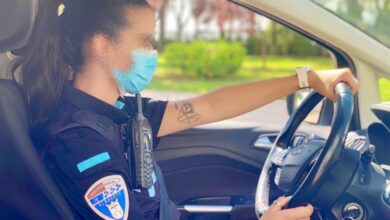 Una agente de la Policía Local de Albacete en una foto de archivo
