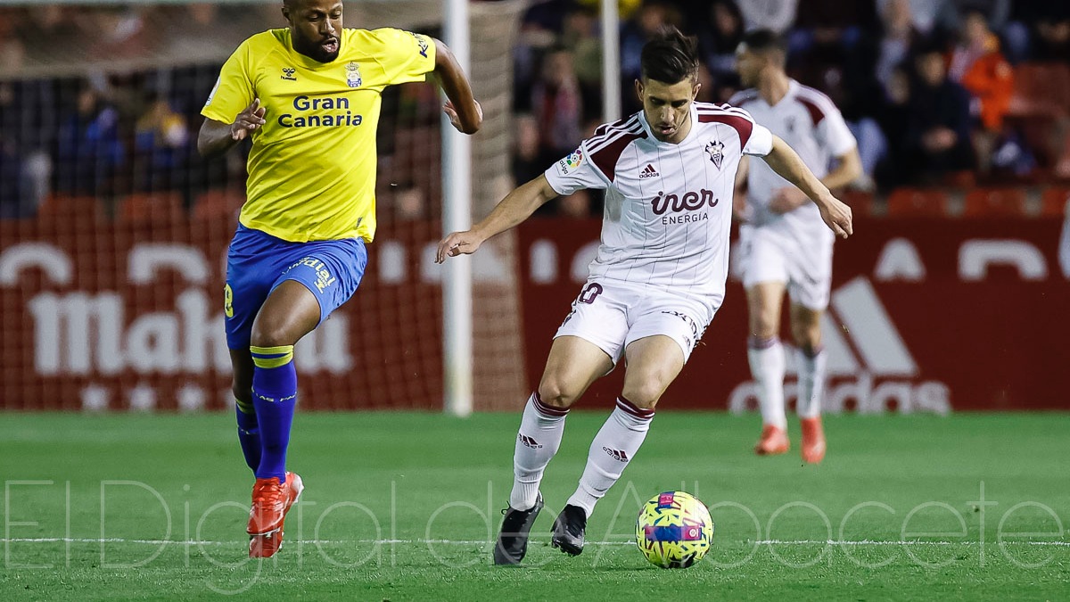 Manu Fuster en el Albacete - Las Palmas