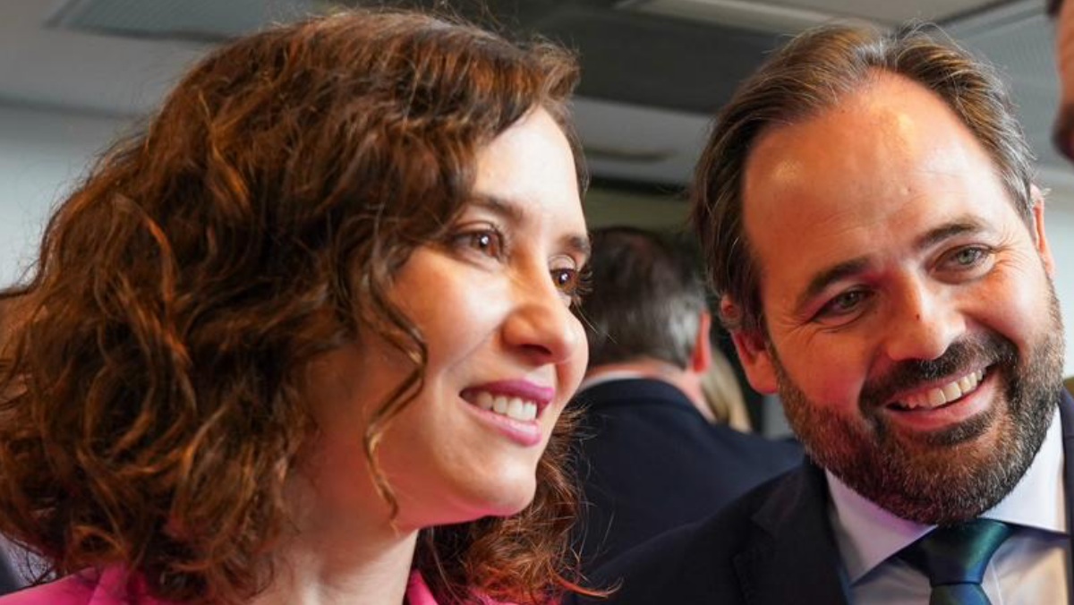 Núñez y Ayuso en la reunión de la Junta Directiva Nacional del Partido Popular