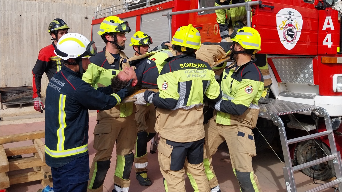 Los bomberos de Albacete, en constante formación
