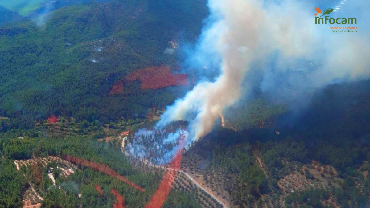 Incendio Plañel (Yeste/Albacete) - Foto: Plan Infocam