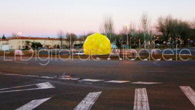 Accidente en esta rotonda de Albacete / Foto de archivo