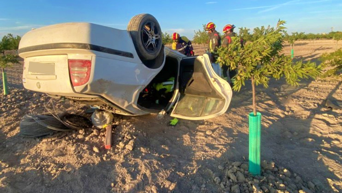 Accidente en Alcázar de San Juan / Fuente: Emergencias 1006