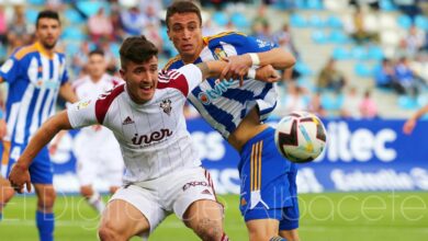 Un lance del Ponferradina - Albacete
