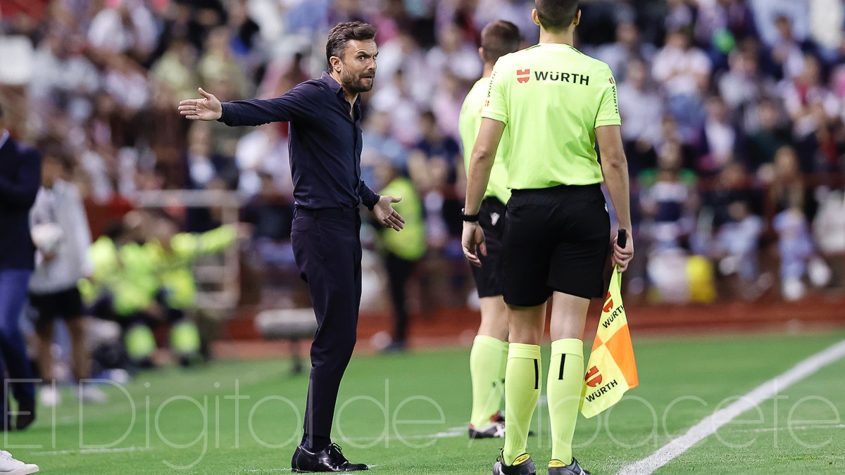 Rubén Albés, entrenador del Albacete