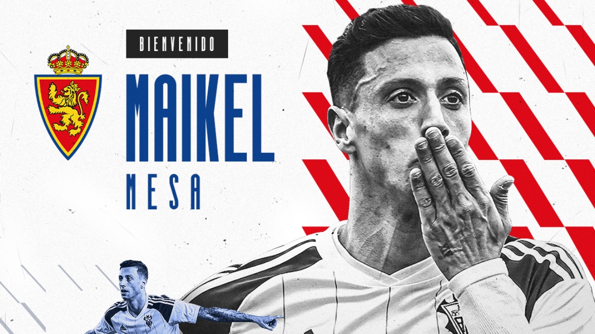 Maikel Mesa firma por el Real Zaragoza