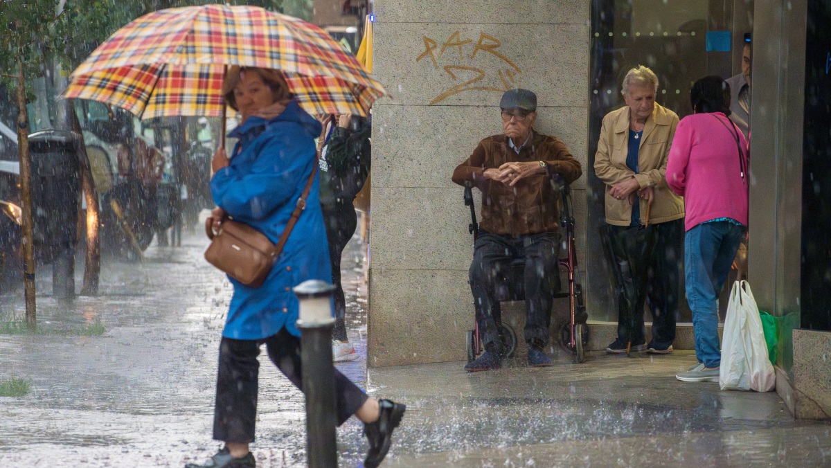 Lluvias, foto de archivo - Imagen: Diego Radamés / Europa Press - Albacete