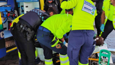 Policía Local de Albacete y sanitarios del SESCAM / Foto: Policía Local de Albacete / Imagen de archivo