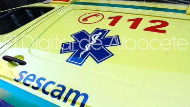 Ambulancia del SESCAM en Albacete