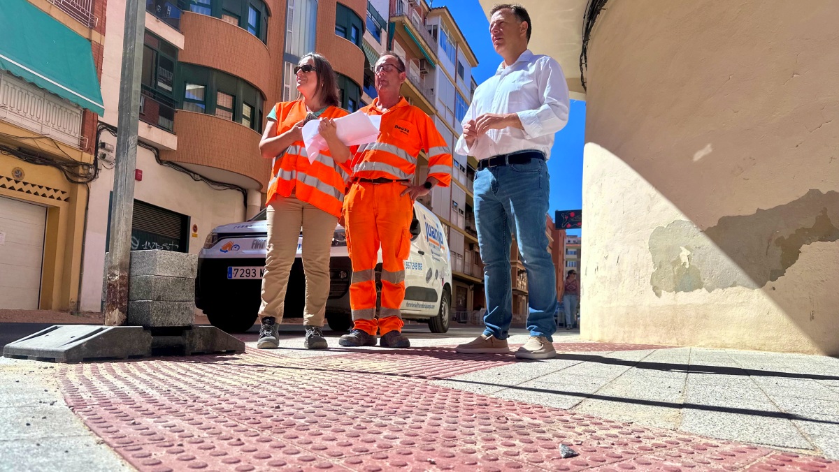 Obras que mejorarán la accesibilidad y la movilidad a pie por esta calle de albacete