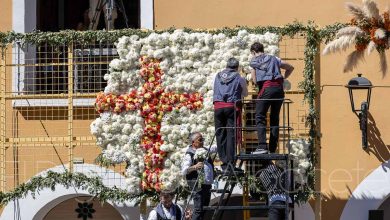 Ofrenda a la Virgen de Los Llanos en la Feria de Albacete