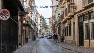 Una calle de Hellín (Archivo)