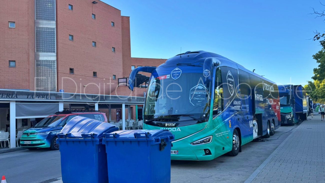 Dispositif de la Vuelta dans les rues d’Albacete