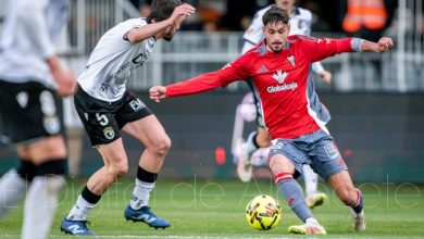 Imagen del último partido disputado por el Albacete en Burgos