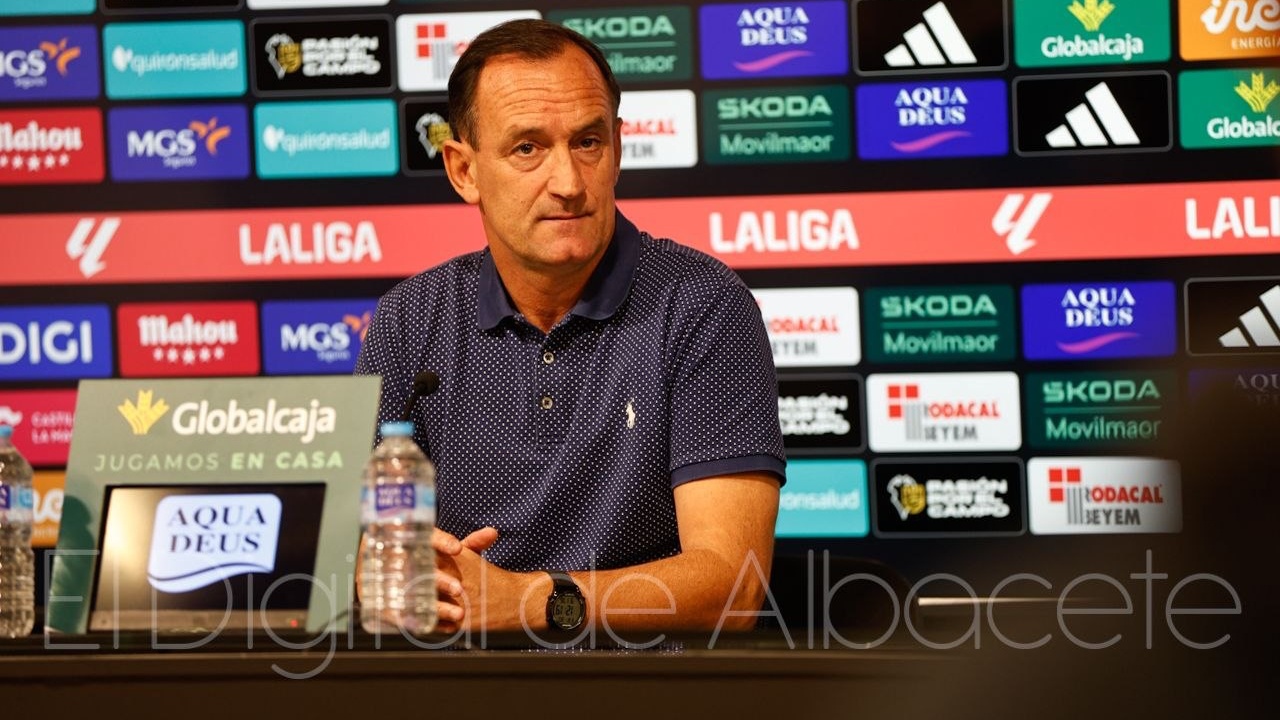 Jopseba Etxeberría, entrenador del Albacete Balompié / Foto: Pilar Felipe
